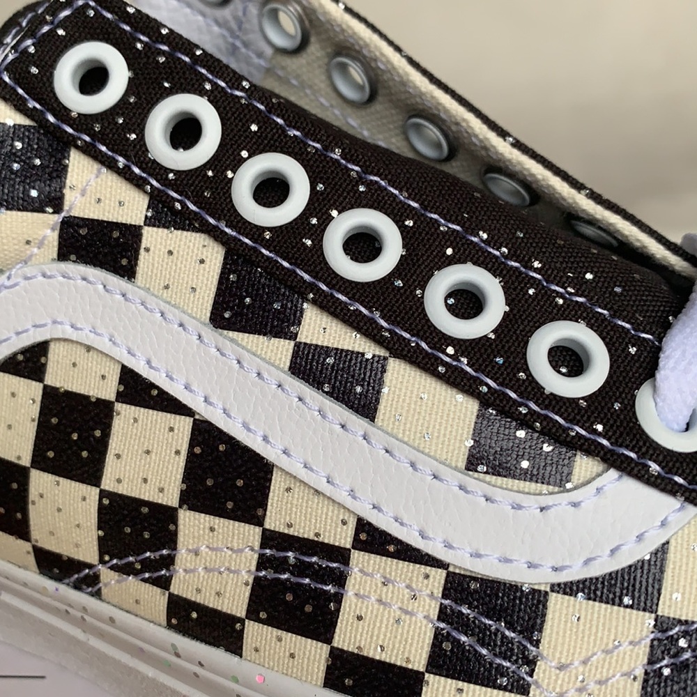 VANS OLD SKOOL CONFETTI BLACK/TRUE WHITE WMNS - Picture 13 of 15
